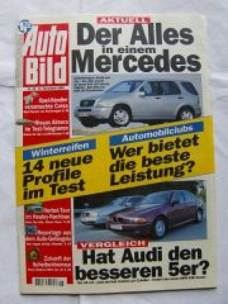 Auto Bild 45/1995 Audi A6 2.8,BMW 528i E39,Nissan Almera 1.6SR