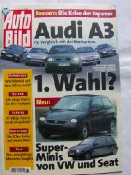 Auto Bild 26/1996 Audi A3,E36 compact,Golf,Escort,Astra