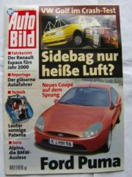 Auto Bild 47/1996 Esapce, Sidebag,Ford Puma,Alpina
