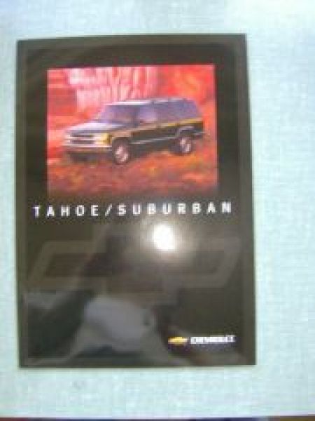 Chevrolet Tahoe/Suburban Prospekt 1998 NEU