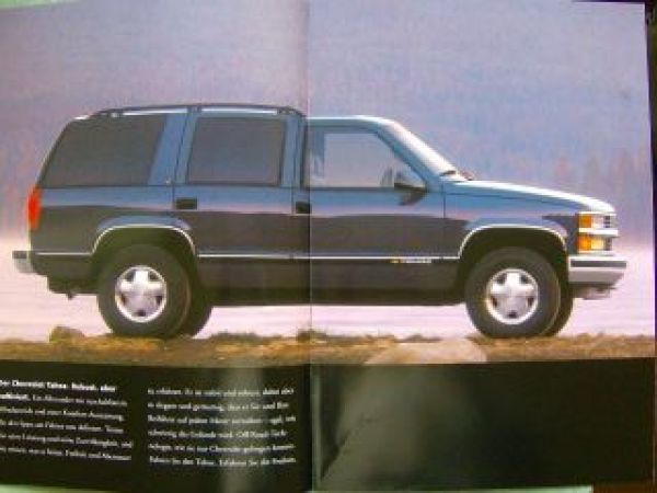 Chevrolet Tahoe/Suburban Prospekt 1998 NEU
