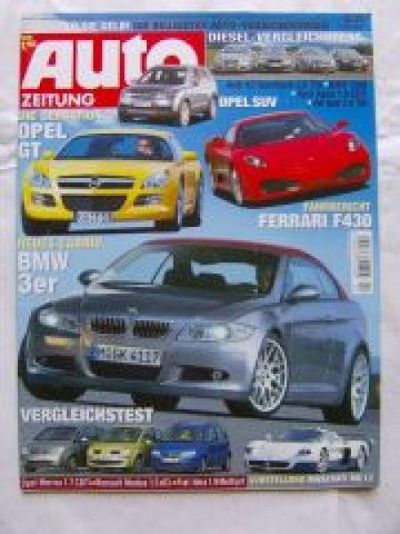 Auto Zeitung 22/2004 Ferrari F430,120d E87,A3 Sportback