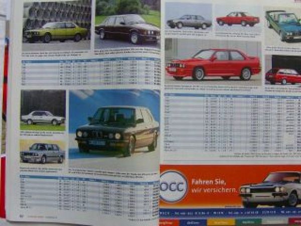 Oldtimer Markt Preise Nr.43 2009 M3 E30,M5 E28,C1,B3