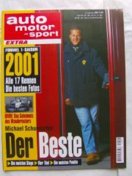 ams Extra Formel 1 Saison 2001 Michael Schumacher