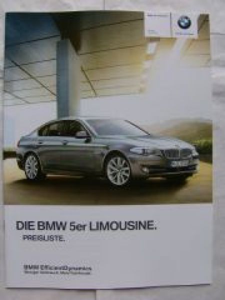 520i-550i +xDrive F10,520d-M550d xDrive Juli 2012