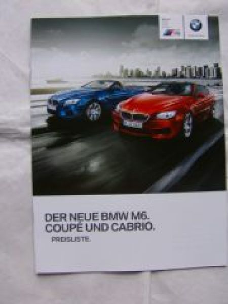 M6 Coupè F13 +M6 Cabriolet F12 Juli 2012