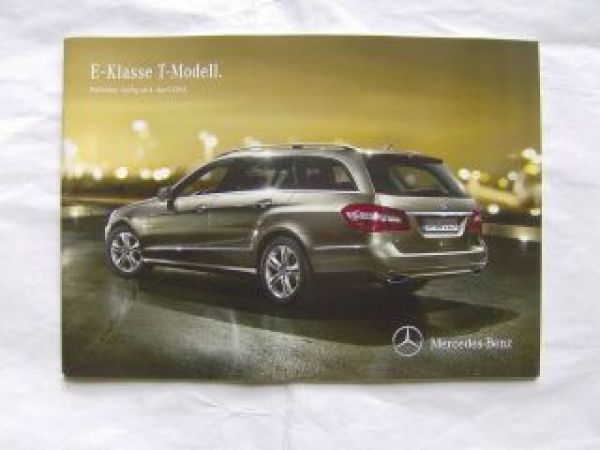 Mercedes Benz E-Klasse T-Modell BR212 April 2012