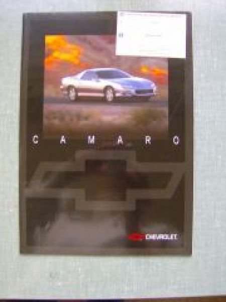 Chevrolet Camaro Prospekt Frankreich Ausführung 1999