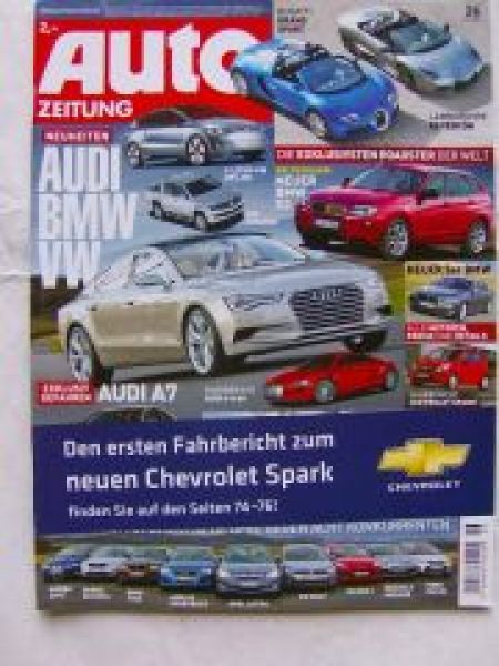 Auto Zeitung 26/2009 Lamborghini Reventòn,Bugatti Grand Sport