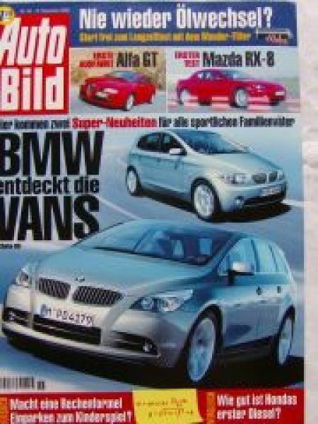 Auto Bild 46/2003 Alfa GT,Mazda RX-8,Opel Frontera