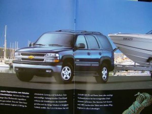 Chevrolet Tahoe 2003 Prospekt NEU