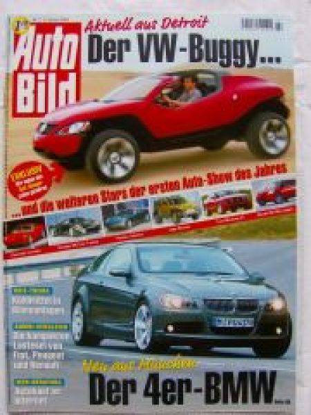 Auto Bild 2/2004 VW Buggy,Chrysler ME Four Twelve