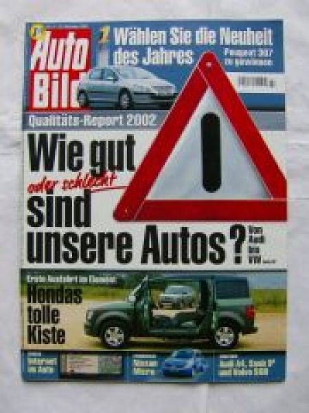 Auto Bild 47/2002 Audi A4,Saab 9-3,Volvo S60,Nissan Micra