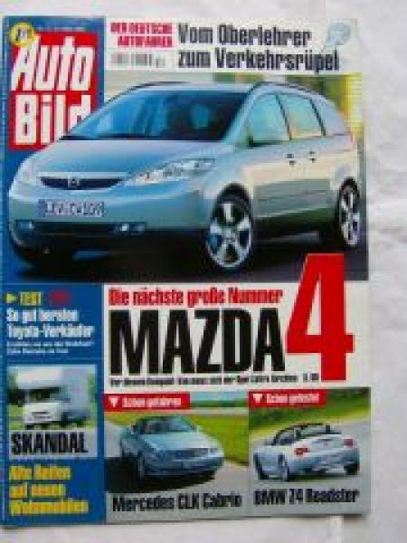 Auto Bild 12/2003 Z4 Roadster E85,CLK Cabrio  W209,