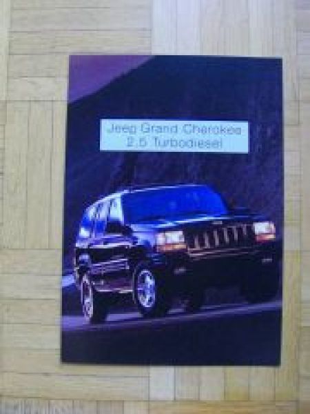 Jeep Grand Cherokee 2.5 Turbodiesel 1996 Prospekt