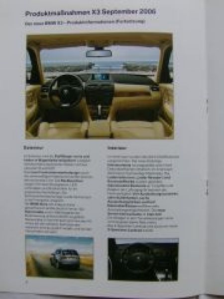 BMW X3 E83 LCI Maßnahmenpaket Nr.57 intern