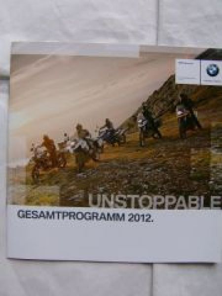 BMW Motorrad Gesamtprogramm 2012