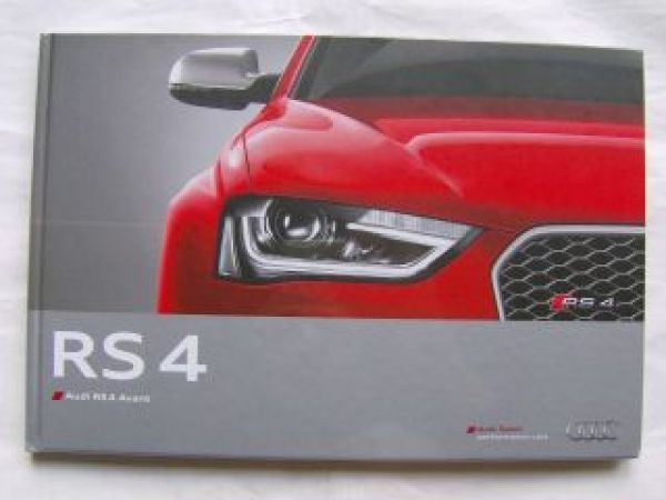 Audi RS4 Avant Buch Mai 2012 +Preisliste NEU