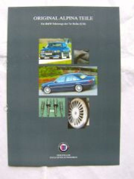 Alpina BMW 7er Reihe E38 Original Teile August 1999