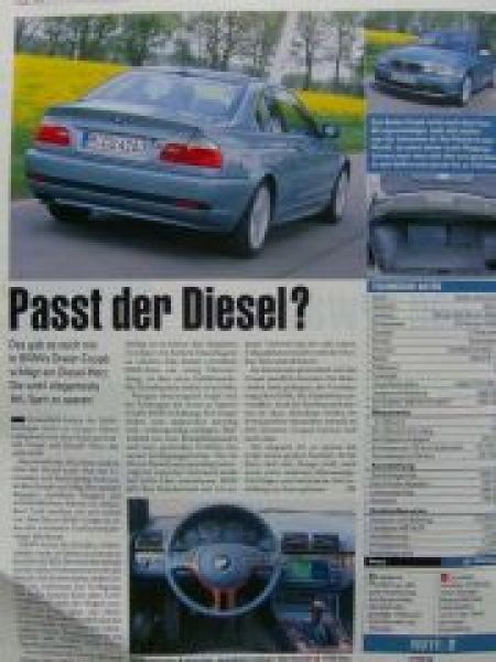 Auto Bild 22/2003 Focus,Astra,Golf,330Cd E46,Subaru Legacy