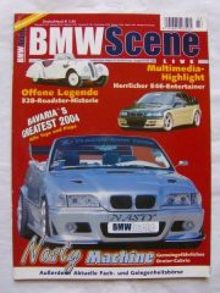 BMW Scene Live 3/2005 525i Touring E34,M6 E63,2002ti
