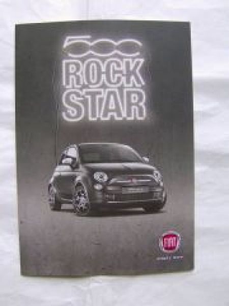 Fiat 500 Pop Star, Fiat 500 Rock Star Sonderprospekt
