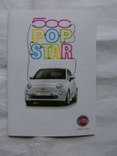 Fiat 500 Pop Star, Fiat 500 Rock Star Sonderprospekt