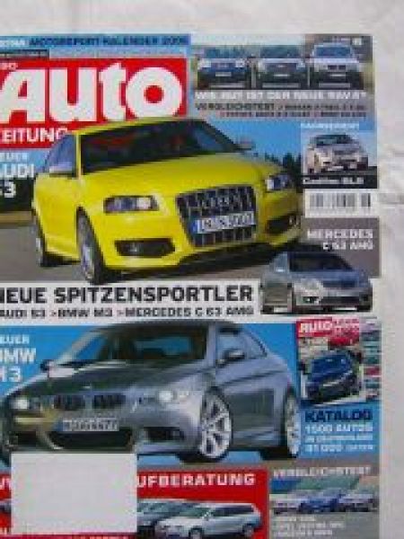 Auto Zeitung 6/2006 RAV4 vs. X-Trail vs. X3 E83,Cadillac BLS