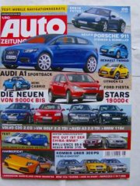 Auto Zeitung 26/2006 Logan vs. VW Fox 1.4,Murcièlago LP640 Roads