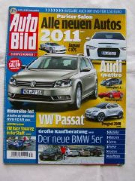 Auto Bild 39/2010 BMW 5er Kaufberatung F10,F11,F07