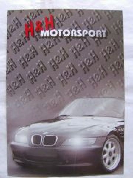 H & H Motorsport BMW Z3 Roadster +Coupè E36/7 Prospekt