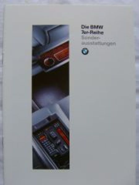 BMW 7er E38 Sonderausstattungen März 1996