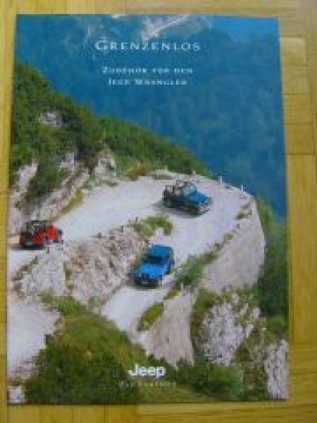 Jeep Zubehör Wrangler 1998 Prospekt NEU