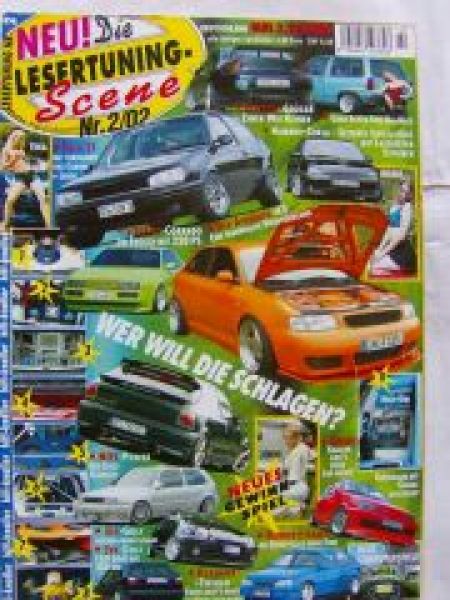 Die Lesertuning Scene 2/2002 E30 Cabriolet,A3,Cougar,Corsa