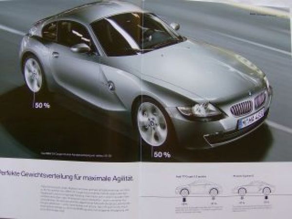 BMW Z4 Coupè E86 Argumenter Februar 2006 NEU