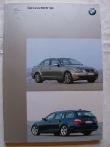 BMW 5er Reihe E60 E61 Januar 2007 +Photos +CD