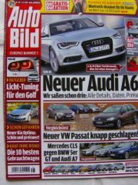 Auto Bild 48/2010 Kia Optima,F07,CLS,A7,i20,i10,Alto,