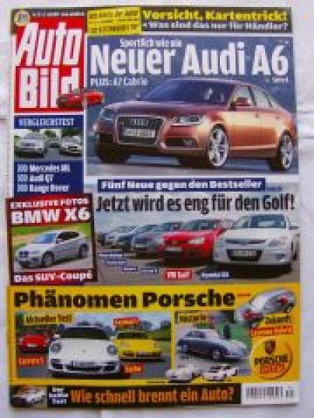 Auto Bild 30/2007 911 Turbo (997),Cayman S,356A