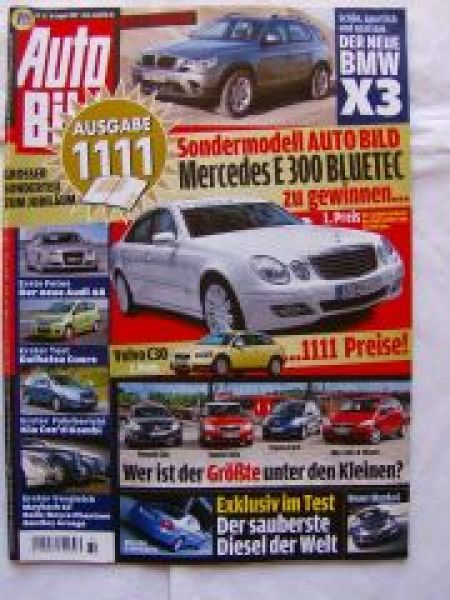 Auto Bild 32/2007 1111.Ausgabe,Daihatsu Cuore,A8,Maybach 62