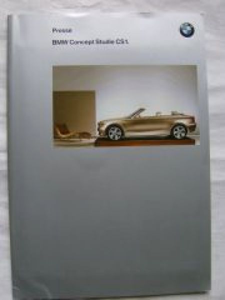 BMW Concept Studie CS1 März 2002 +Fotos