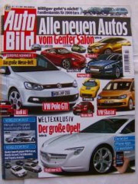 Auto Bild 7/2010 Golf 1.2TSi vs. Honda Insight Hybrid,Superb,Pas