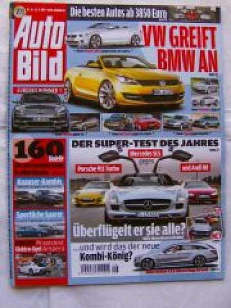 Auto Bild 16/2010 V70 1.6d vs. Passat Variant 1.6TDi,SLS vs. R8