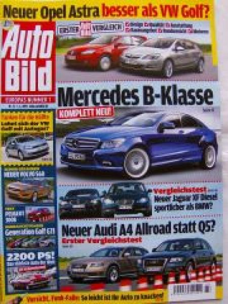 Auto Bild 23/2009 Volvo S60,Peugeot 3008,A4 allroad,Q5,XF Diesel