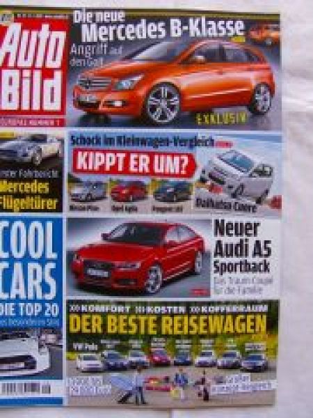 Auto Bild 29/2009 A5 Sportback,Daihatsu Cuore,Agila,Pixo,107,SLS