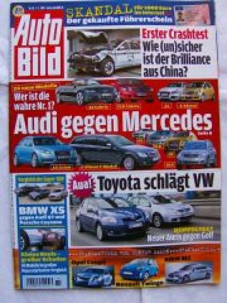 Auto Bild 10/2007 X5 E70,Q7,Cayenne (955),Auris vs. Golf,Diatto