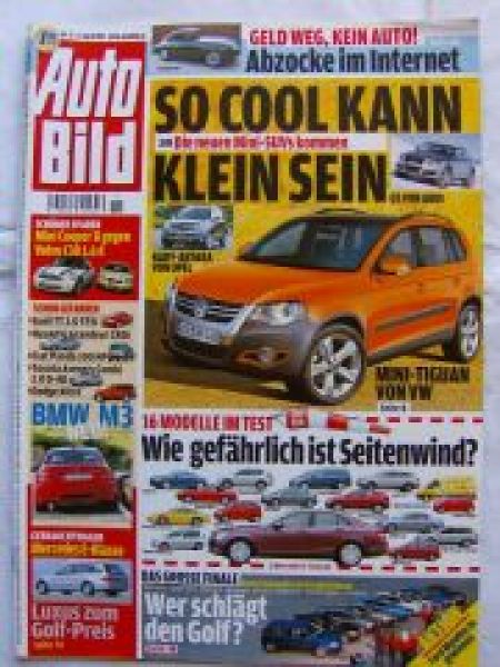 Auto Bild 15/2007 Fiat Panda 100HP,Dodge Nitro, S211,M3 E92