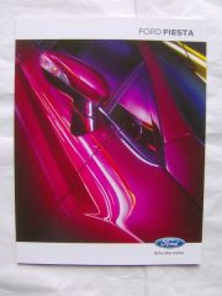 Ford Fiesta Prospekt März 2012 NEU