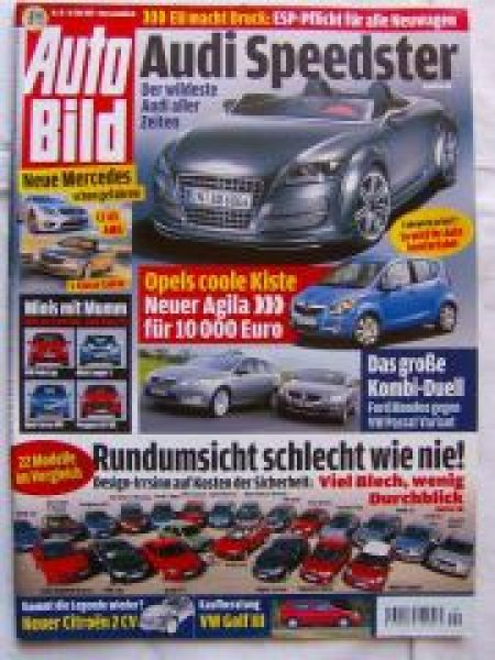 Auto Bild 20/2007 VW Golf III, Audi TT,Mondeo Turnier,Passat Var