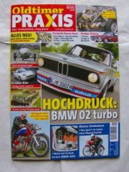 Oldtimer Praxis 9/2012 BMW 2002 turbo,Coupè Fiat,MV Agusta 750S,
