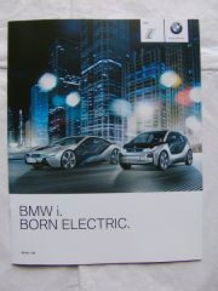 BMW i Born electric i3 i8 Prospekt 2012 NEU